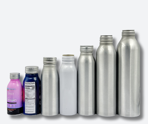 Bouteilles de boissons en aluminium pur à 99,7 % OEM avec logo personnalisé et bouchons ROPP – Écologiques |   Usine au Vietnam - Product Image 1