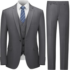 ชุดสูทผู้ชายสามชิ้นแบบกันน้ำคุณภาพสูงสำหรับงานแต่งงานและธุรกิจ  รับผลิตตามสั่งขายส่ง บริการ OEM ODM - Product Image 1