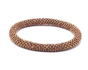 New Stock Arrival Highest Bulk Selling Multi Colors Handmade Trendy Crochet Glass <b>Beads</b> Beaded <b>Bracelet</b> at Low Market Price - Product Image 1