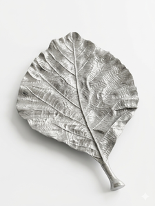 Plateau de service Acube Industries en aluminium moulé à la main avec motif feuille, meilleure qualité, décoration intérieure, impression numérique 1 couleur - Product Image 4