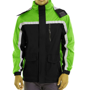 High Visibility Reflective Safety <b>Jacket</b> Waterproof Fluorescent Workwear Windbreaker Construction Traffic Security Rain Coat PPE - Product Image 2