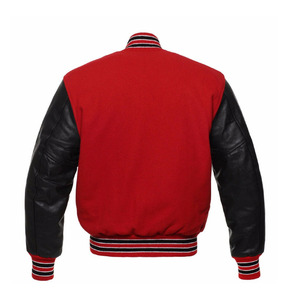 Custom Men's High Street Style Varsity Letterman <b>Jackets</b> Winter <b>Baseball</b> <b>Bomber</b> <b>Jackets</b> with Front Logo OEM Wholesale - Product Image 4