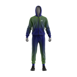 Chándal de Invierno Personalizado para Hombre, Ecológico, de Poliéster/Algodón, Transpirable, Elástico en Cuatro Direcciones, de Secado Rápido, Tallas Grandes, Sudaderas sin Costuras - Product Image 1