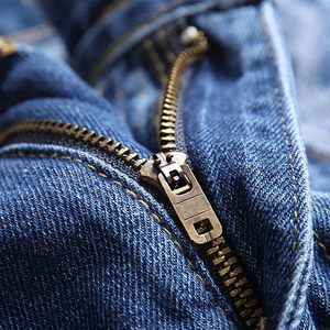 Jean en denim coupe moderne pour homme, tissu denim extensible de qualité supérieure, design classique à cinq poches, vêtements décontractés et tendance - Product Image 6