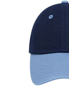 Manufacturer Custom <b>Navy</b> Blue And Baby Blue Two Tone <b>Baseball</b> <b>Cap</b> Adjustable Unisex Cotton Sports Outdoor Casual Fashion Hat <b>Cap</b> - Product Image 3