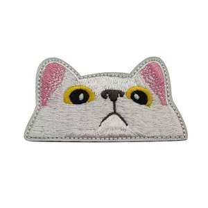 Parches Bordados Personalizados al por Mayor, Parches Termoadhesivos de Animales de Dibujos Animados en 3D, Insignias Bordadas en Tela para Gorras, Mochilas, Chaquetas, Bolsos, OEM, ODM - Product Image 1