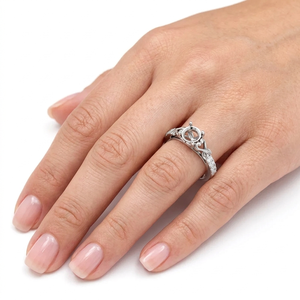 Proveedor Verificado, Anillo de Plata de Ley 925 de 8 mm con Incrustaciones de Circonita en los Laterales, Anillos de Boda con Baño de Rodio Negro - Product Image 2