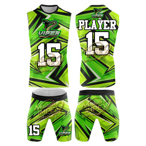 Low Price Breathable Plus Size <b>Compression</b> Flag Football Uniform Package 7v7 Sublimated Customizable High Quality Unisex Adult - Product Image 5