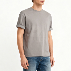 Quality Light Breathable Men's Plus Size <b>Ringer</b> <b>T</b>-<b>Shirt</b> Regular Fit O-Neck Collar Solid Front Pattern Cotton Hot Sale Online - Product Image 2