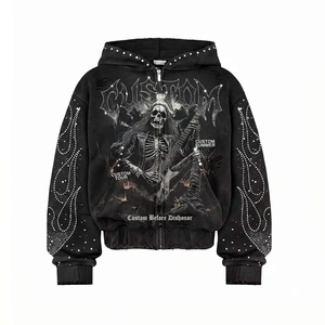 เสื้อฮู้ดวิ่งแบบหนาพิเศษสำหรับขายส่ง เสื้อฮู้ดน้ำหนักเบาพรีเมียม ผลิตเสื้อผ้ากีฬาแบรนด์ตามสั่ง - Product Image 1