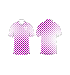 Men <b>White</b> Pink Polka Dot <b>Polo</b> Shirt Casual Short Sleeve Breathable Summer <b>Golf</b> Shirt Custom Logo - Product Image 6