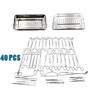 Ensemble d'instruments chirurgicaux professionnels pour appendicectomie et hernie, 40 pièces, avec étui de rangement - Product Image 4