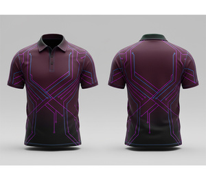 OEM Custom Sublimation Polo Shirt Men Women Sports Uniform Durable Stitching for Men Women Youth Quick-Dry Dry-Fit Active Polo - Product Image 2