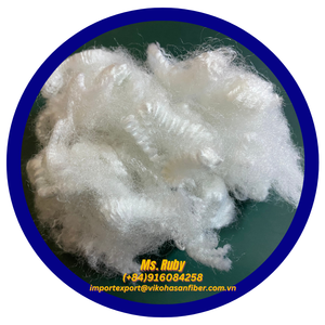 Fibra de silicona hueca reciclada 15D HS White Fiberfix para relleno de juguetes, almohadas, edredones, mantas, cojines, sofás y muebles de Vikohasan - Product Image 4