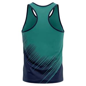 Low MOQ Custom Team Logo Sublimated Sport Jersey Crew Neck Spandex/Polyester Sleeveless <b>Running</b> Marathon Singlet Stretch Summer - Product Image 6