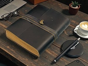 Personalized Rustic Brown Vintage Leather <b>Journal</b> Handmade Engraved Lined <b>Writing</b> Notebook with Strap Custom Diary Gift - Product Image 4