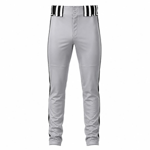 Meilleure Vente 2026 Pantalon de Baseball Double Tricot Unisexe Taille Élastique Bas Ouvert Respirant Anti-Humidité Polyester/Nylon OEM - Product Image 2