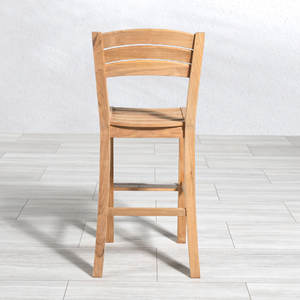 Chaise de bar d'extérieur en teck de qualité supérieure avec un design élégant pour les hôtels, les villas et l'hôtellerie, exportateur de meubles - Product Image 6