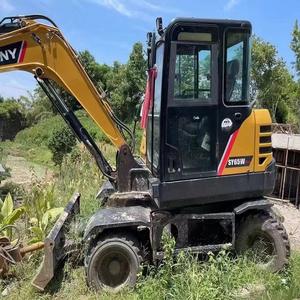 Excavadora de construcción Sany sy65w, duradera y eficiente, diseñada para una fuerza de excavación superior, tecnología de ahorro de combustible y fácil manejo. - Product Image 4