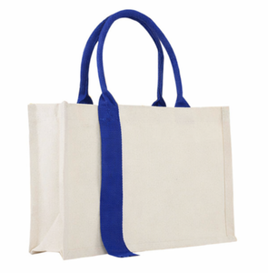 Sacs fourre-tout d'été en toile écologiques réutilisables à motif géométrique, personnalisables en gros, à fermeture ouverte - Product Image 5