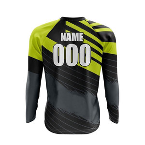 Camiseta de Motocross de Manga Larga para Hombre, Sublimación Personalizada, Camiseta de Carreras MX para Motocross Enduro, Secado Rápido, Color Personalizado - Product Image 4