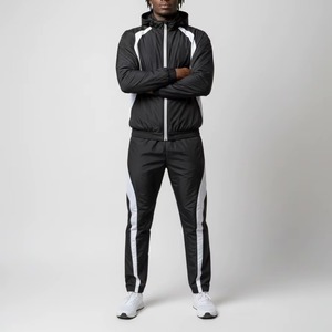 Conjunto Deportivo Cortavientos de Verano para Hombre, Corte Regular, Estilo Urbano, Ecológico, Transpirable, Pantalones Cortos con Cintura Elástica y Cordón Ajustable - Product Image 3