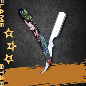 Navaja de Afeitar Profesional de Acero Inoxidable 100%, para Barbería, con Filo Recto, Recubrimiento Joker, Herramienta de Afeitado de Precisión - Product Image 3
