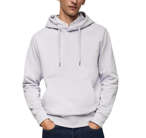 Sweat-shirts Essentiels pour Hommes en Coton 100% de Haute Qualité, Coupe Droite, Hiver, Teinture Unie, Impression Numérique Personnalisée du Logo Avant - Product Image 3