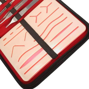 Kit d'instruments chirurgicaux en acier inoxydable de qualité supérieure Healer, kit de suture manuel médical, ensemble de coussinets d'entraînement, certification CE, Pakistan - Product Image 4