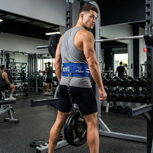 Durable Nylon Dip <b>Belt</b> with Steel Chain for Fitness Strength Training and Calisthenics <b>Exercises</b> Top Trending <b>Belt</b>. - Product Image 2