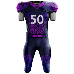 Meilleur uniforme de football américain unisexe pour jeunes, personnalisé, grande taille, respirant, ensemble d'uniformes, nouveau prix avantageux pour adultes, OEM - Product Image 2