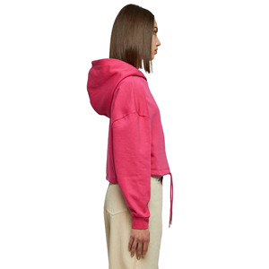 2026 <b>Top</b> Trendy Solid Printed Customizable Oversized Women's Hooded Crop <b>Top</b> Hoodie Polyester/Cotton Windproof Breathable <b>Winter</b> - Product Image 5