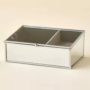 Grand Metal Jewelry Organizer Storage <b>Box</b> Case for Rings <b>Earrings</b> Necklace Accessories Home Use - Product Image 1