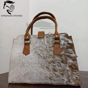 Bolso Tote de Cuero Vacuno UNBRIDLEDS INDUSTRY, Estilo Bohemio, Anti-Robo, con Impresión de Logotipo Personalizado, para Todas las Temporadas - Product Image 3