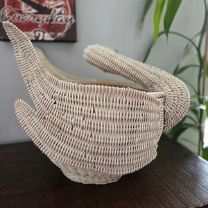 Cesta de ratán natural tejida a mano, cestas de almacenamiento ecológicas hechas a mano, modernas y multifuncionales, Artex Green Earth, hechas en Hanói - Product Image 3