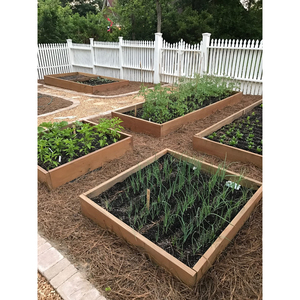 Premium Cedar U Shaped Raised <b>Garden</b> Bed Kit Free Assembly Modular Wood <b>Planter</b> Box For <b>Vegetables</b> Herbs And Flowers <b>Garden</b> - Product Image 5
