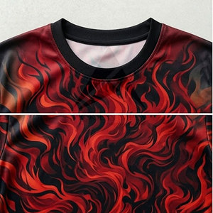 T-shirt de sport pour homme en polyester à sublimation, séchage rapide, manches courtes, impression intégrale personnalisée, respirant, Process Impex - Product Image 3