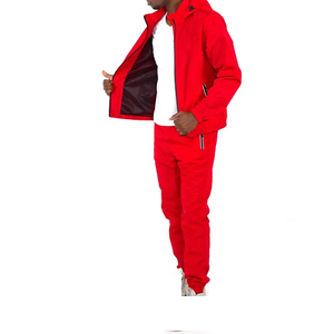 High-Quality Men’s Windbreaker <b>Suit</b> with Custom Logo – Lightweight Waterproof and Breathable Athletic Training Set - Product Image 2