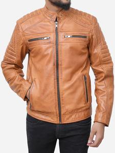 Chaqueta de Motociclista Personalizada de Alta Calidad para Hombre, de Cuero Sintético Transpirable, Negra, Ajustada, de Piel de Cordero - Product Image 6