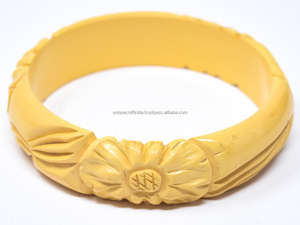 Pulseras de Resina Redondas Naturales de Moda al por Mayor, Brazalete Liso de Amatista, Joyería de Regalo |   Artesanías de Resina Perfectas - Product Image 5