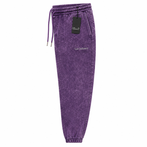 Pantalones Deportivos de Secado Rápido, Pantalones Deportivos de Moda para Hombre, Lavado Ácido, Cintura Alta, Color Sólido, 100% Algodón, Transpirables - Product Image 2