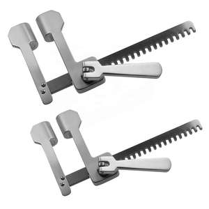 Separador de láminas Cooley de tamaño infantil, de aluminio de alta calidad, retractor quirúrgico cardiovascular Cooley - Product Image 2