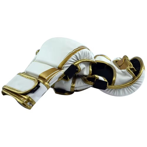Gants de boxe en cuir NAZMA de haute qualité avec fermeture et maintien sécurisé du poignet, personnalisables pour adultes - Product Image 4