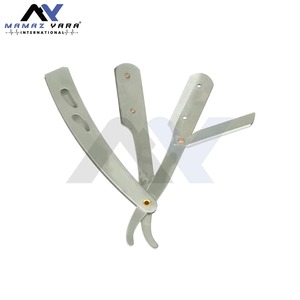 Professional <b>Straight</b> <b>Edge</b> Barber Swing Lock <b>Razor</b> Premium Stainless Steel Manual Face Wet Shaving Tool for Men Custom Logo OEM - Product Image 5