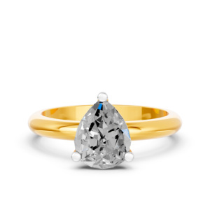 Anillo de Oro Sólido de 14K, 9K, 10K y 18K con Diamante de Laboratorio, Certificado IGI, RJC, ODM, OEM, Fabricante de Joyería Fina Ética, Venta al Por Mayor E200985 - Product Image 2