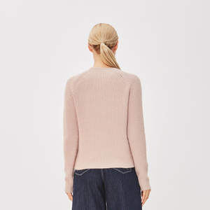 Suéteres de punto casuales para hombre, de lana sólida 100% algodón, con cuentas cosidas a mano. - Product Image 4