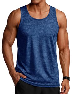 Camiseta Deportiva Sólida para Hombre, Ropa de Entrenamiento, Camiseta sin Mangas de Verano para Gimnasio, Mezcla de Poliéster, Transpirable, Absorbe la Humedad - Product Image 1