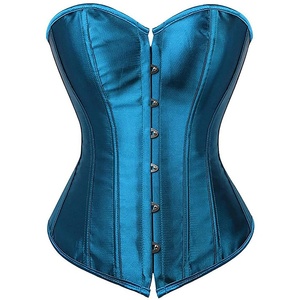 Corsé de Satén Rojo para Mujer, Faja Moldeadora con Cierre de Botones, Control Firme de Abdomen, Diseño Transpirable para Adultos - Product Image 5
