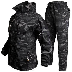 Conjunto de Ropa de Trabajo de Alta Visibilidad para Hombre, Camuflaje, Impermeable, Cortavientos, Transpirable, Pantalones y Sudadera con Capucha de Poliéster Rip-Stop, Detección de Agujas, CE - Product Image 1
