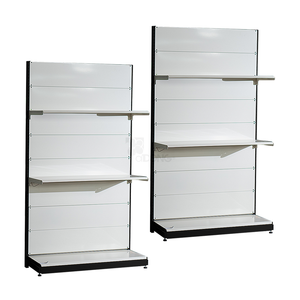 Metal Powder Coated Anti-Rust Modern Single Shelf Wall-Mounted/Freestanding <b>Display</b> <b>Rack</b> | OEM Service - Product Image 1